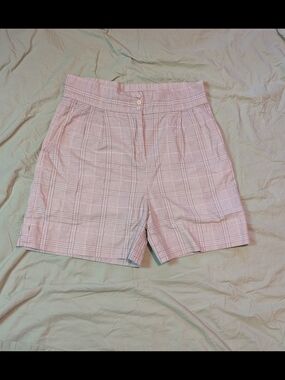 Liz Claiborne Golf Shorts, Plaid Bermuda Shorts, Size 12